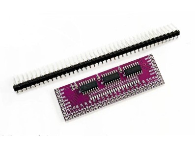 M&oacute;dulo de expans&atilde;o IO de pino serial para paralelo microcontrolador 74HC595 - Imagem 1