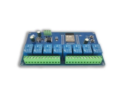 M&oacute;dulo ESP32 WIFI Bluetooth BLE de rel&eacute; de 8 canais DC5-30 V - Imagem 1