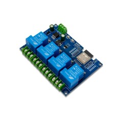Placa de desenvolvimento Fonte de alimenta&ccedil;&atilde;o DC7-28/5 V WIFI Bluetooth 4 canais 30 A de rel&eacute;