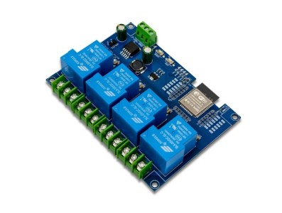 Placa de desenvolvimento Fonte de alimenta&ccedil;&atilde;o DC7-28/5 V WIFI Bluetooth 4 canais 30 A de rel&eacute; - Imagem 1