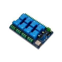 Placa de desenvolvimento Fonte de alimenta&ccedil;&atilde;o DC7-28/5 V WIFI Bluetooth 8 canais 30 A de rel&eacute;