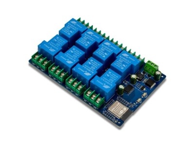 Placa de desenvolvimento Fonte de alimenta&ccedil;&atilde;o DC7-28/5 V WIFI Bluetooth 8 canais 30 A de rel&eacute; - Imagem 1