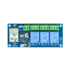 M&oacute;dulo Interruptor de controle remoto WiFi DC7-24 V Bluetooth de rel&eacute; sem fio de modo duplo 3 vias WK3 A