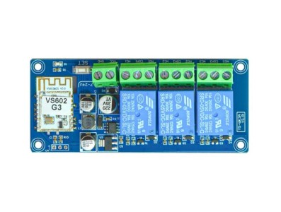 M&oacute;dulo Interruptor de controle remoto WiFi DC7-24 V Bluetooth de rel&eacute; sem fio de modo duplo 3 vias WK3 A - Imagem 1
