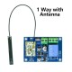 M&oacute;dulo Interruptor de controle remoto WiFi DC7-24 V Bluetooth de rel&eacute; sem fio de modo duplo de 1 via com... - Thumb 1
