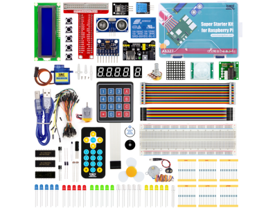 Kit Educacional Super Starter para Raspberry Pi Modelos 5, 4, 3B+, 3B, 3A+, 2B, 1B+, 1A+ e Zero W+ DIY - Imagem 1