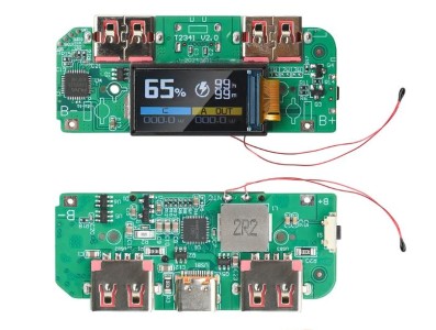 M&oacute;dulo de carregamento r&aacute;pido de tela colorida TFT de 22,5 W - Imagem 1