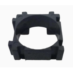 Porta-bateria para 1 c&eacute;lula 18650, di&acirc;metro do furo 18,4 mm