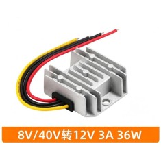 Conversor de energia DC 8 V/40 V a 12 V 3 A 36 W