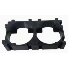 Suporte para 2 baterias 18650, di&acirc;metro de furo 18,4 mm, acess&oacute;rio Arduino
