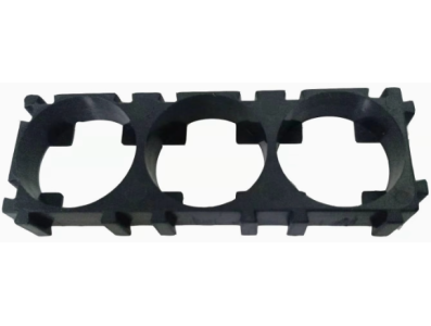Suporte para 3 baterias 18650 com di&acirc;metro de furo 18,4 mm - Imagem 1