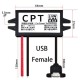 Conversor DC-DC redutor de tens&atilde;o Buck 12 V a 5 V 3 A 15 W &uacute;nico-USB - Thumb 1