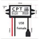 Conversor DC-DC redutor de tens&atilde;o Buck 12 V para 5 V 3 A 15 W USB-F-&uacute;nico - Thumb 1
