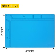 Bancada de reparo de eletr&ocirc;nicos para celular, almofada de isolamento t&eacute;rmico de silicone resistente a...