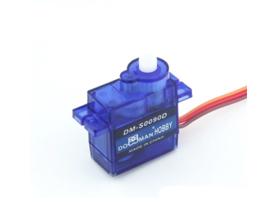 Servo RC DM-S0090D 9g rota&ccedil;&atilde;o cont&iacute;nua 360&deg; engrenagem POM - Imagem 1