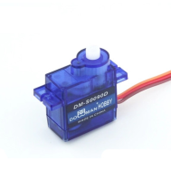 Servo RC DM-S0090D 9g rota&ccedil;&atilde;o cont&iacute;nua 360&deg; engrenagem POM