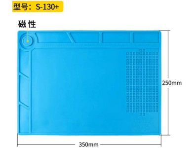 S-130 + Bancada de reparo de eletr&ocirc;nicos de telefone celular, almofada de isolamento t&eacute;rmico de silicone... - Imagem 1