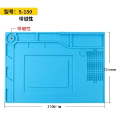 Bancada de reparo de eletr&ocirc;nicos para celular, almofada de isolamento t&eacute;rmico de silicone resistente a...