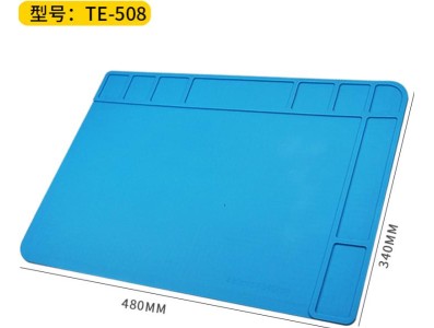 TE-508 Bancada de reparo de eletr&ocirc;nicos para celular, almofada de isolamento t&eacute;rmico de silicone... - Imagem 1