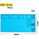 TE-503 Bancada de reparo de eletr&ocirc;nicos para celular, almofada de isolamento t&eacute;rmico de silicone... - Thumb 1
