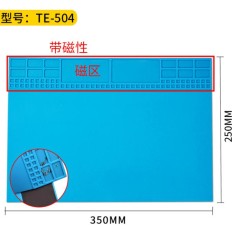 TE-504 Bancada de reparo de eletr&ocirc;nicos para celular, almofada de isolamento t&eacute;rmico de silicone...