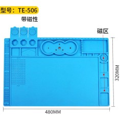 TE-506 eletr&ocirc;nica do telefone m&oacute;vel microsc&oacute;pio repara&ccedil;&atilde;o bancada silicone almofada de isolamento t&eacute;rmico...