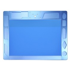 Plataforma azul 43*33.5 CM da manuten&ccedil;&atilde;o do microsc&oacute;pio da liga de alum&iacute;nio TE-507