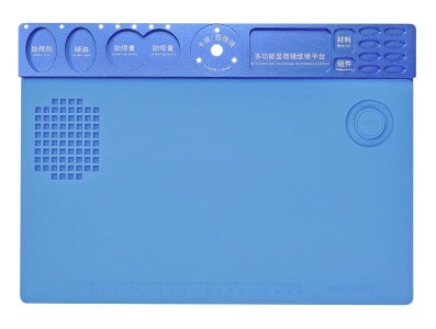 Plataforma azul 33*23.5 CM da manuten&ccedil;&atilde;o do microsc&oacute;pio da liga de alum&iacute;nio TE-704 - Imagem 1