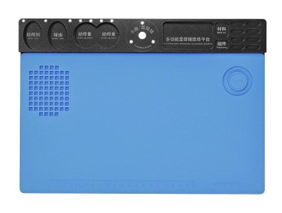 Plataforma cinzenta 33*23.5 CM da manuten&ccedil;&atilde;o do microsc&oacute;pio da liga de alum&iacute;nio TE-704 - Imagem 1