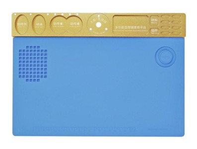 Plataforma dourada 33*23.5 CM da manuten&ccedil;&atilde;o do microsc&oacute;pio da liga de alum&iacute;nio TE-704 - Imagem 1