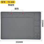 Almofada de isolamento t&eacute;rmico de silicone resistente a altas temperaturas com magn&eacute;tico 35*25 cm cinza...