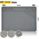 Almofada de isolamento t&eacute;rmico de silicone resistente a altas temperaturas com magn&eacute;tico 40*29 cm cinza... - Thumb 1