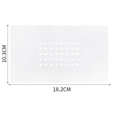 Tela Almofada de silicone adsorvida TE-703 branca 18,2 * 10,3 cm Nota: adequada para remover a do telefone...