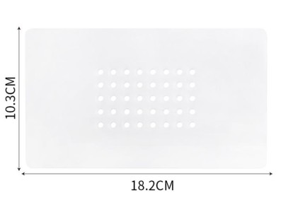 Tela Almofada de silicone adsorvida TE-703 branca 18,2 * 10,3 cm Nota: adequada para remover a do telefone... - Imagem 1