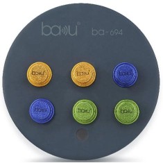 Placa BAKU BA-694 Dispositivo magn&eacute;tico PCB multifuncional com di&acirc;metro de 95 mm circular com 6 pe&ccedil;as de...