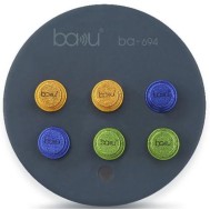 Placa BAKU BA-694 Dispositivo magn&eacute;tico PCB multifuncional com di&acirc;metro de 95 mm circular com 6 pe&ccedil;as de...