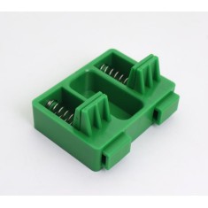 Suporte Fixa&ccedil;&atilde;o de fio de soldagem ajust&aacute;vel bra&ccedil;adeira de mesa de soldagem verde