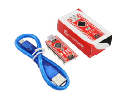 Placa Nano 3.0 com chip FT232, vermelha, compat&iacute;vel com Keyes para Arduino - Imagem 1