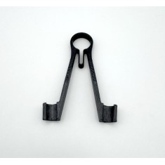 Suporte de sonda mult&iacute;metro 8 mm preto