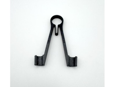 Suporte de sonda mult&iacute;metro 10 mm preto - Imagem 1