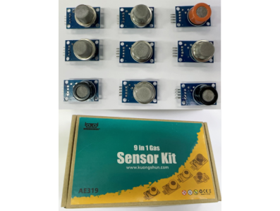Kit 9 em 1 de Sensores de G&aacute;s para Inicia&ccedil;&atilde;o Educacional - Imagem 1