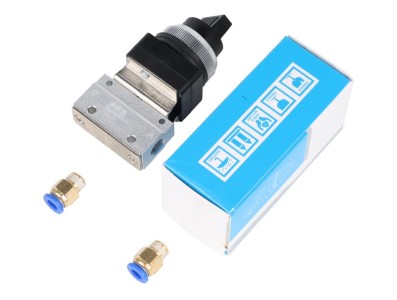 V&aacute;lvula Interruptor de bot&atilde;o de mec&acirc;nica pneum&aacute;tica MOV-01 + 6 mm - Imagem 1
