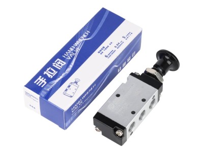 V&aacute;lvula de ar solen&oacute;ide pneum&aacute;tica v&aacute;lvula manual 4R110-06 - Imagem 1