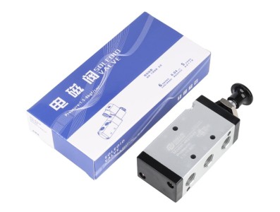 V&aacute;lvula de ar solen&oacute;ide pneum&aacute;tica v&aacute;lvula manual 4R310-08 - Imagem 1