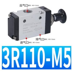V&aacute;lvula de ar solen&oacute;ide pneum&aacute;tica v&aacute;lvula manual 3R110-M5