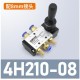 V&aacute;lvula operada por alavanca pneum&aacute;tica de ar 4H210-08 com PC8-02 - Thumb 1