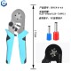 Alicate de crimpagem de terminal tubular HSC8 6-4 A Ciano+Preto - Thumb 1