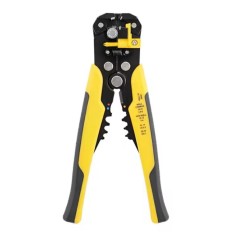 Ferramentas para descascar fios Alicate multiferramenta autom&aacute;tico 5 em 1 cortador de descascamento amarelo