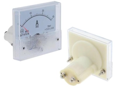 Medidor Amper&iacute;metro ponteiro DC 85C1-A 0-100 A/75mV Observa&ccedil;&atilde;o: O de 100 A acima precisa ser usado com um... - Imagem 1