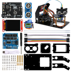 Kit Educacional Maker de Radar Ultrass&ocirc;nico de Simula&ccedil;&atilde;o para Arduino